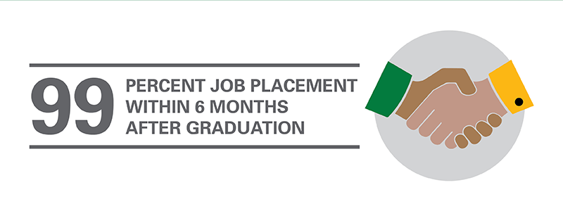 99% Job Placement Within 6 Months After Graduation