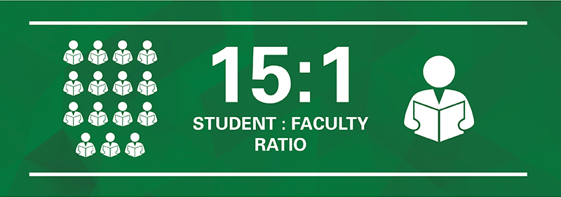 15:1 Student-to-Faculty Ratio