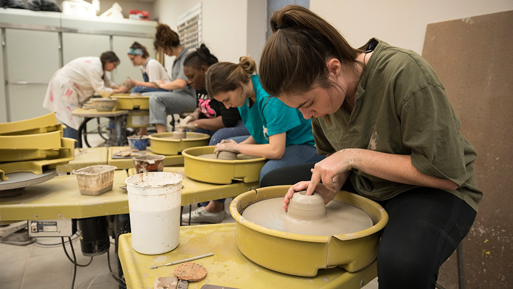 Pottery class