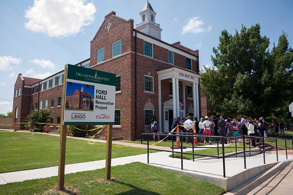 Ford Hall Renovation Officially Underway on Bison Hill