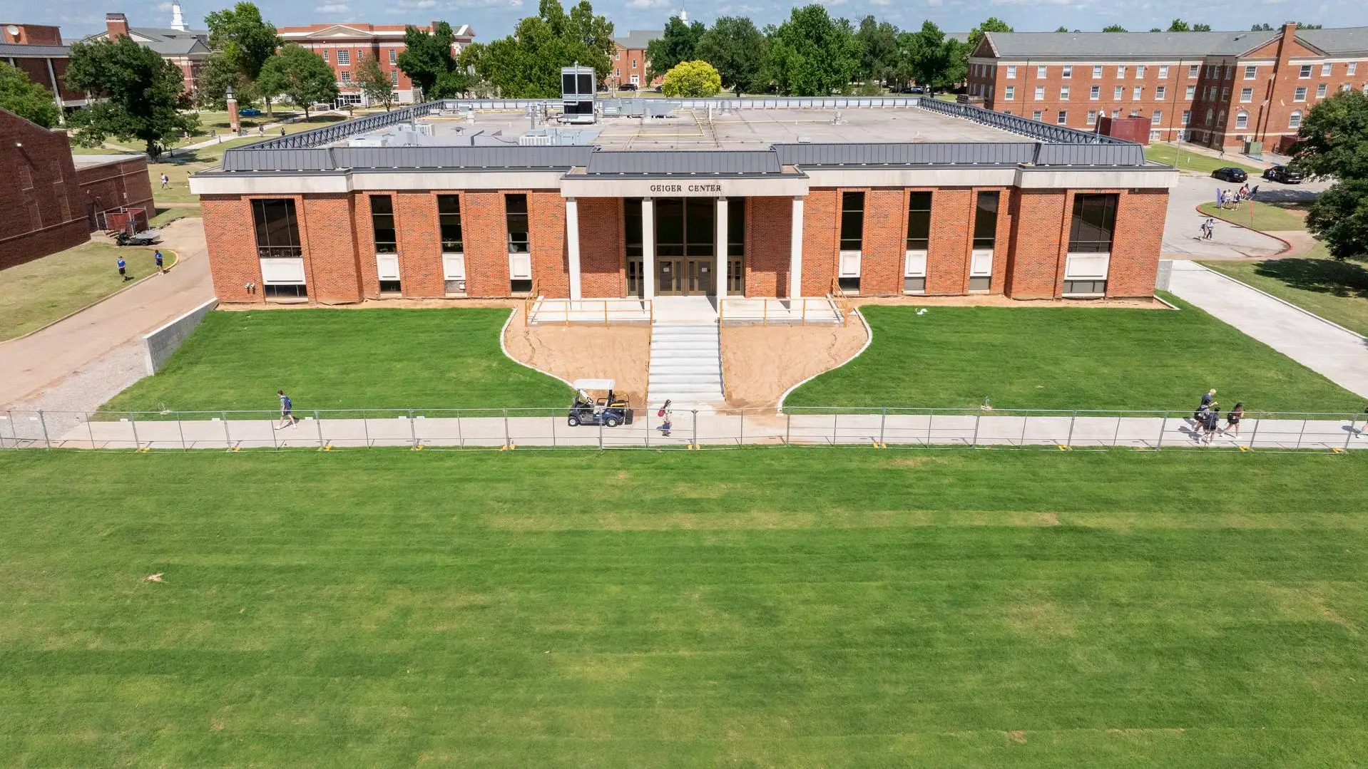 Geiger Center, Entrance and Walkway