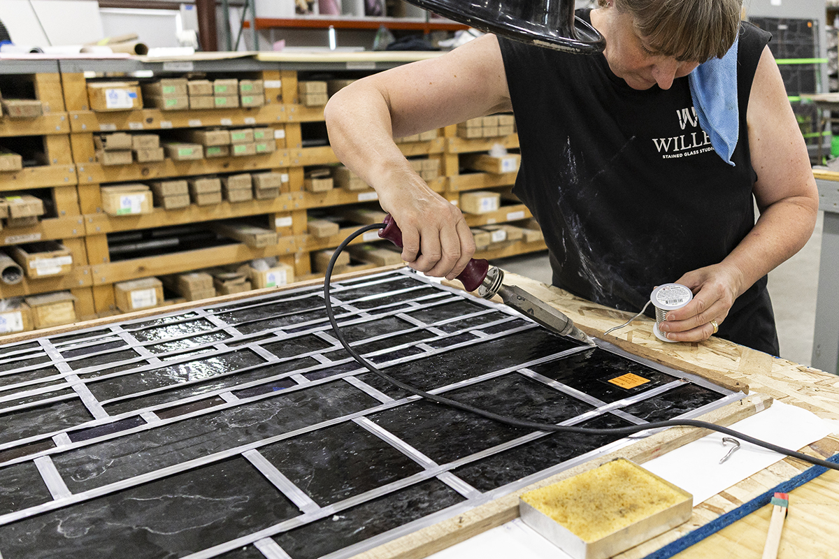 Stained Glass Restoration at Willet Studios