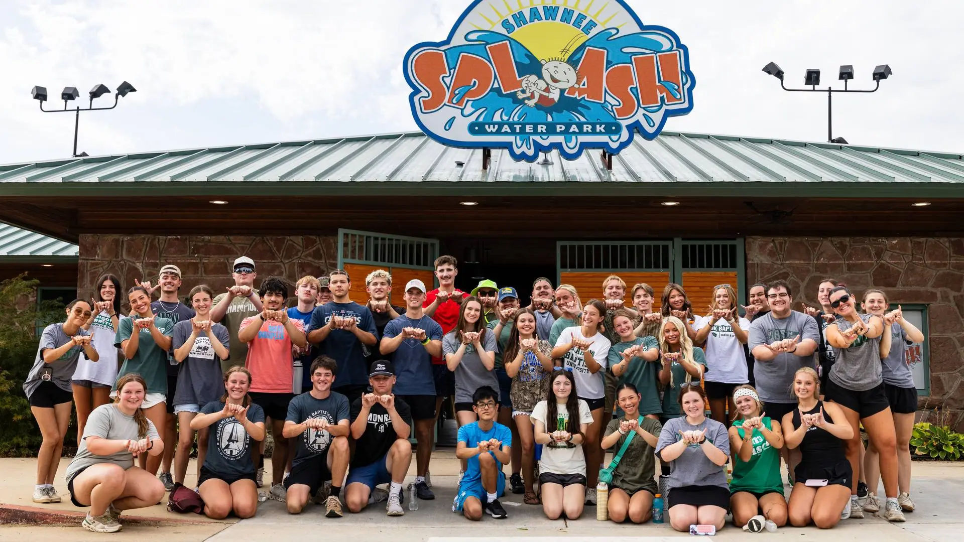 Oklahoma Baptist University students volunteer throughout the Shawnee community during the annual Serve Shawnee event on Aug. 24.