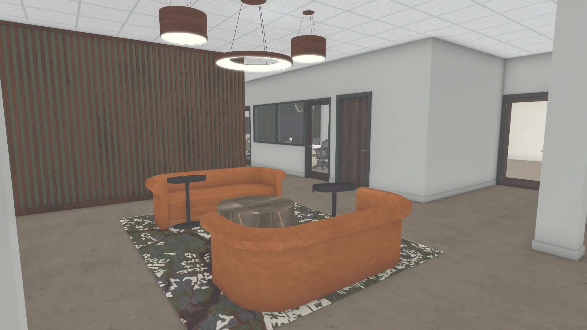 3rd floor lounge render
