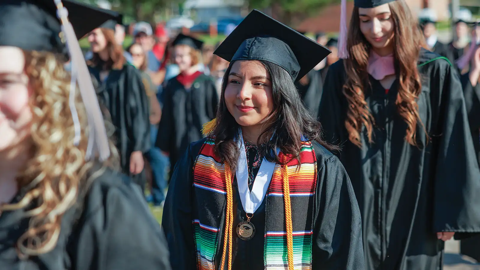 Jennifer Santos, 2023 OBU Graduate, participates in The Walk.